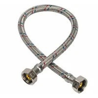 Гибкая подводка для воды VALFEX нерж.сталь 1/2" В-В 50см (150)