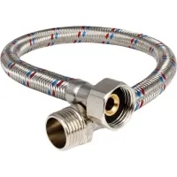 Гибкая подводка для воды VALFEX нерж.сталь 1/2" В-Н 80см (100) Гибкая подводка для воды VALFEX нерж.сталь 1/2" В-Н 80см (100)