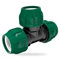 Компрессионная муфта Poelsan тройник 25 x 25 x 25