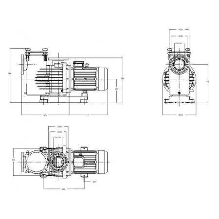 Насос для бассейн DAB EUROPRO 1250 T - IE3