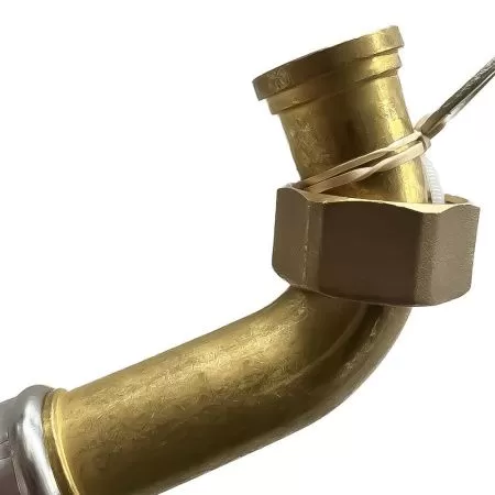 шланг резиновый в метал.оплетке  TUCAI EXTRA TWIST CODO