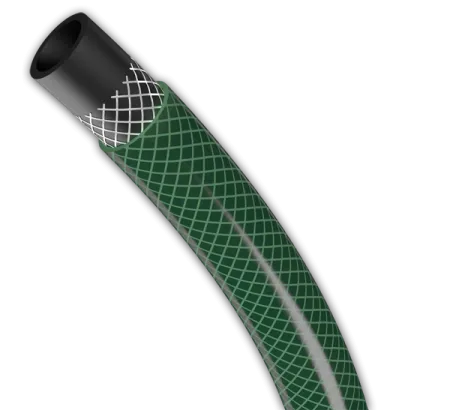 Шланг ПВХ поливочный армированный Родничок 3/4" 20м (зеленый)