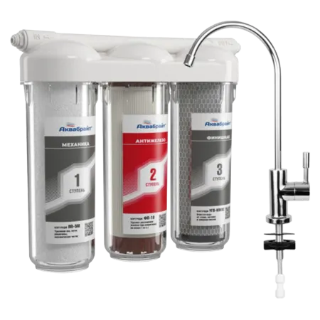 Питьевая система АКВАБРАЙТ АБФ-ТРИА-АНТИЖЕЛЕЗО